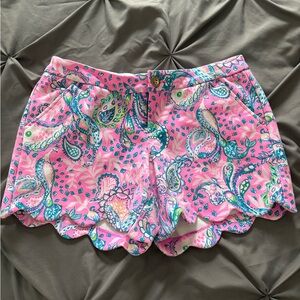 Lilly Pulitzer Vibrant Pink Paisley Women's Shorts